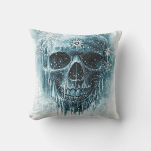 Winter Frost Skull Kussen