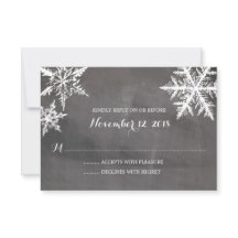 Winter Frost Sneeuwvlokken krijtbord | Bruiloft RS