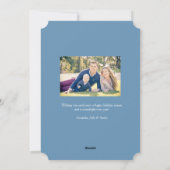 Winter Frost Vakantie Fotokaart Feestdagenkaart (Achterkant)