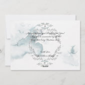 Winter Frost Woodland kerstkaarten Feestdagenkaart (Achterkant)