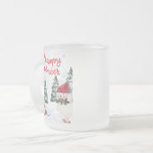 Winter Frosted Mok (Voorkant links)