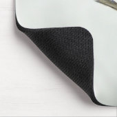 Winter Frosty Tree Chickadee Bird Custom Name Muismat (Hoek)