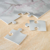 Winter Frosty Tree Chickadee Bird Legpuzzel (Zijkant)