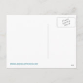 Winter Fun Border Collie | Hond Kerstvakantie Feestdagenkaart (Achterkant)