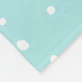 Winter Fun Border Collie Hond met Sneeuwmannen Vak Fleece Deken (Hoek)