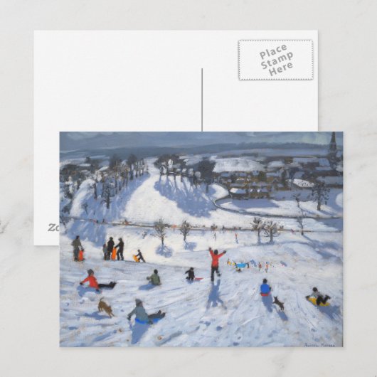 Winter Fun Chatsworth 2010 Briefkaart (Voorkant / Achterkant)