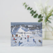 Winter Fun Chatsworth 2010 Briefkaart (Staand voorkant)