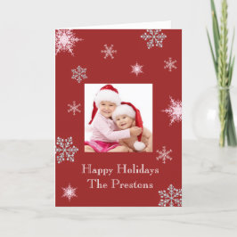 Winter Fun-fotokaart Feestdagen Kaart