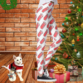 Winter Fun - Let's Go Sledding! Leggings