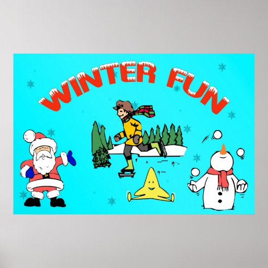 Winter Fun Poster (Voorkant)