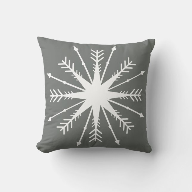 Winter Fun | Snowflake | Kussen (Voorkant)