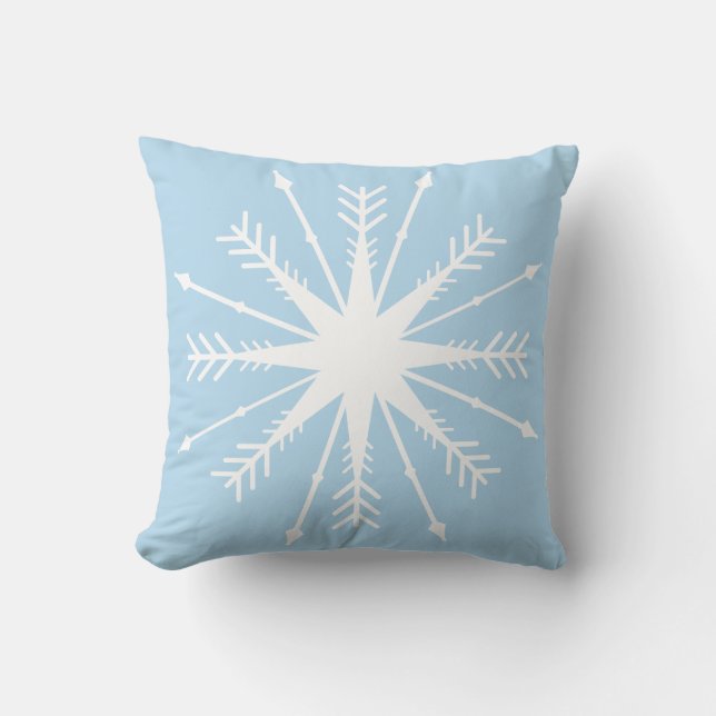 Winter Fun | Snowflake | Kussen (Voorkant)