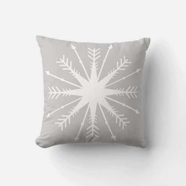 Winter Fun | Snowflake | Kussen (Voorkant)