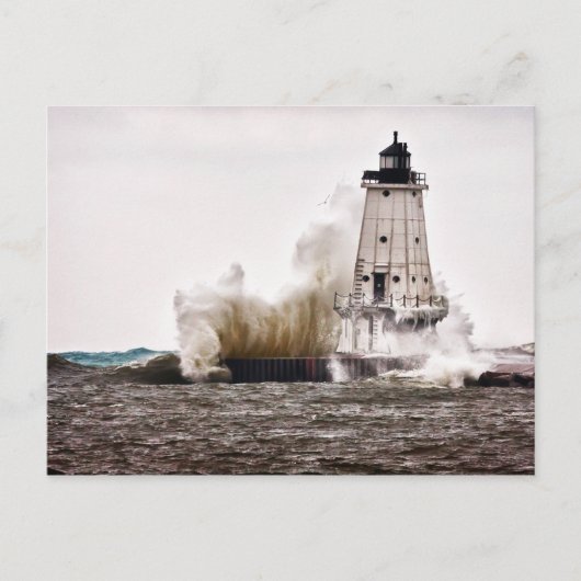 Winter Fury Briefkaart (Voorkant)