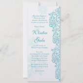 Winter Gala Fundraiser Corporate Party Kaart (Voorkant)