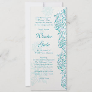 Winter Gala Fundraiser Corporate Party Kaart