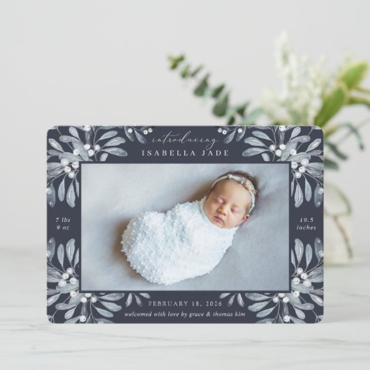 Winter Garden | Aankondiging van de foto ter geboo (Staand voorkant)