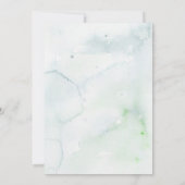 Winter Garden | Floral Wedding Kaart (Achterkant)