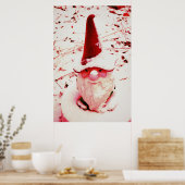 Winter Garden Gnome Ken Gage Fotografie Poster (Keuken)