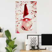 Winter Garden Gnome Ken Gage Fotografie Poster (Thuiskantoor)