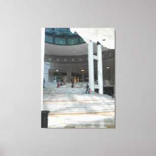 Winter Garden, New York Canvas Afdruk