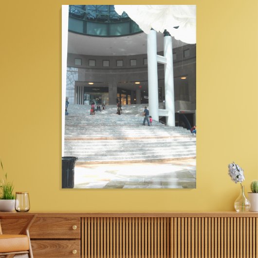 Winter Garden, New York Canvas Afdruk (Insitu (Woonkamer))