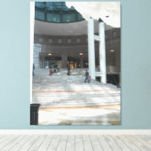 Winter Garden, New York Canvas Afdruk (Insitu (Houten vloer))