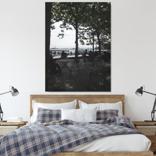 Winter Garden, New York Canvas Afdruk (Insitu (Slaapkamer))