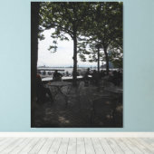 Winter Garden, New York Canvas Afdruk (Insitu (Houten vloer))