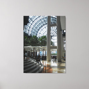 Winter Garden, New York Canvas Afdruk