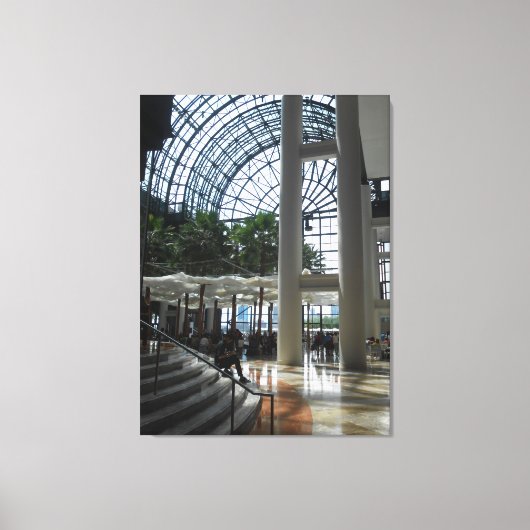 Winter Garden, New York Canvas Afdruk (Voorkant)