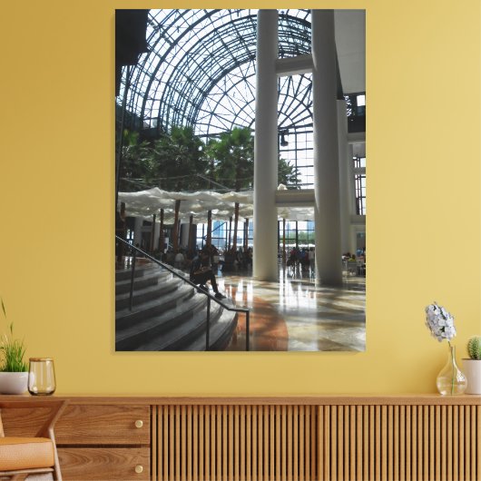 Winter Garden, New York Canvas Afdruk (Insitu (Woonkamer))