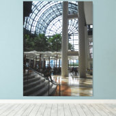 Winter Garden, New York Canvas Afdruk (Insitu (Houten vloer))