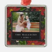 Winter Garden | Persoonlijke foto Metalen Ornament (Voorkant)