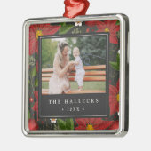 Winter Garden | Persoonlijke foto Metalen Ornament (Links)