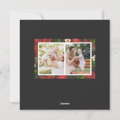 Winter Garden | Square Holiday Photo Card Feestdagenkaart (Achterkant)