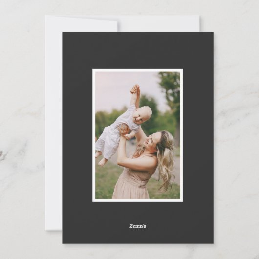 Winter Garden | Vakantieknopkaart Feestdagenkaart (Achterkant)