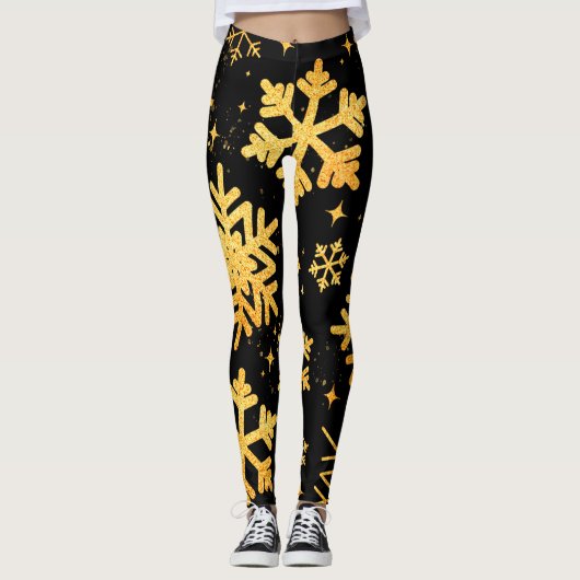 Winter Garnet Glow Luxe Leggings (Voorkant)