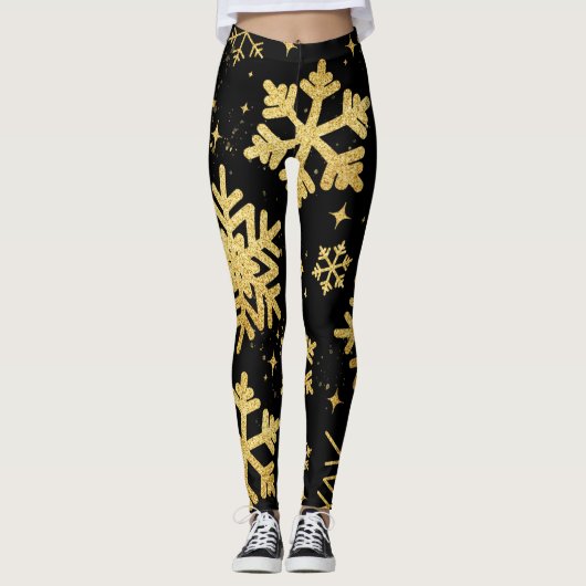 Winter Garnet Glow Luxe Leggings (Voorkant)