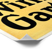 Winter Garten Saharet Cabaret Dancer Old Theater Poster (Hoek)