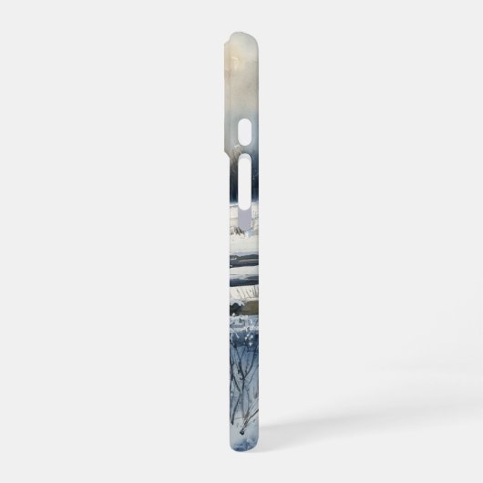 Winter Gate at Sunrise iPhone 16 Hoesje (Linkerkant)