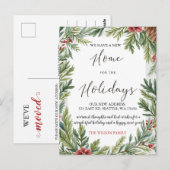Winter gebladerte Nieuw Home Vakantie Verhuizen Briefkaart (Voorkant / Achterkant)