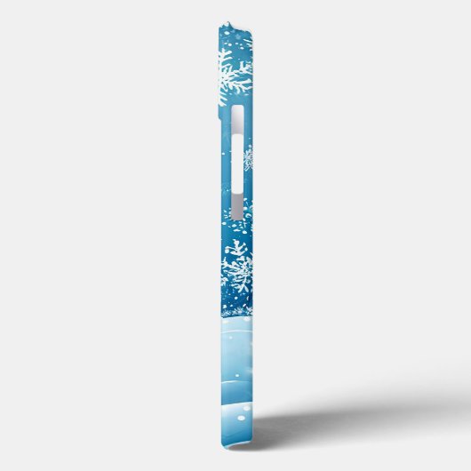 Winter gebladerte rondom de scène Case-Mate iPhone case (Achterkant / Links)