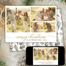 Winter gebladerte Script 4 Fotocollage Kerstmis