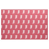 Winter gebreide kerst kous stof (Fat Quarter)