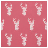 Winter gebreide kerst rendieren stof (Swatch)
