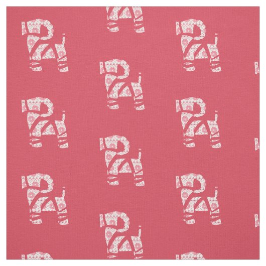 Winter gebreide kerst Yule Bock stof (Swatch)