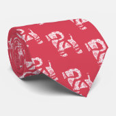 Winter gebreide kerst Yule Bock Stropdas (Opgerold)