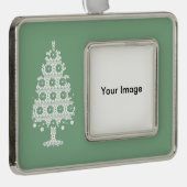 Winter gebreide kerstboom Ornament (Rechts)