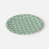 Winter gebreide kerstboom papier Bord (Gekanteld)